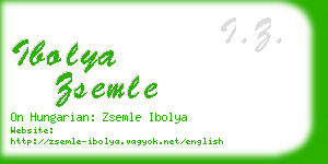 ibolya zsemle business card
